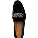 Superglamourous Morosino Velour Slippers Black