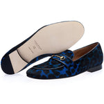 Superglamourous Morris Pony Ocean Slippers Blue / Black