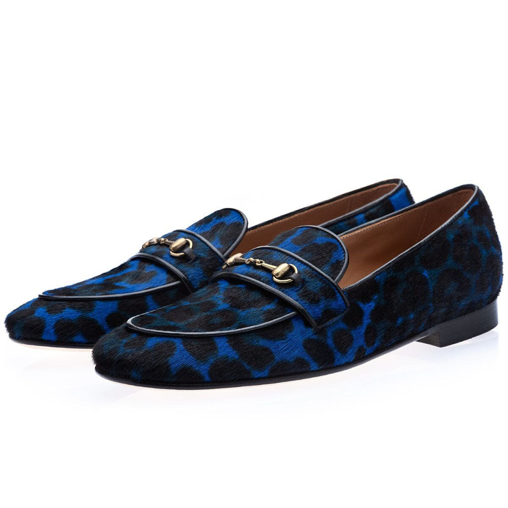 Superglamorous Morris Pony Ocean Slippers Blue / Black