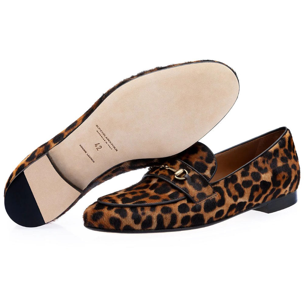 Superglamourous Morris Pony Slippers Leopard