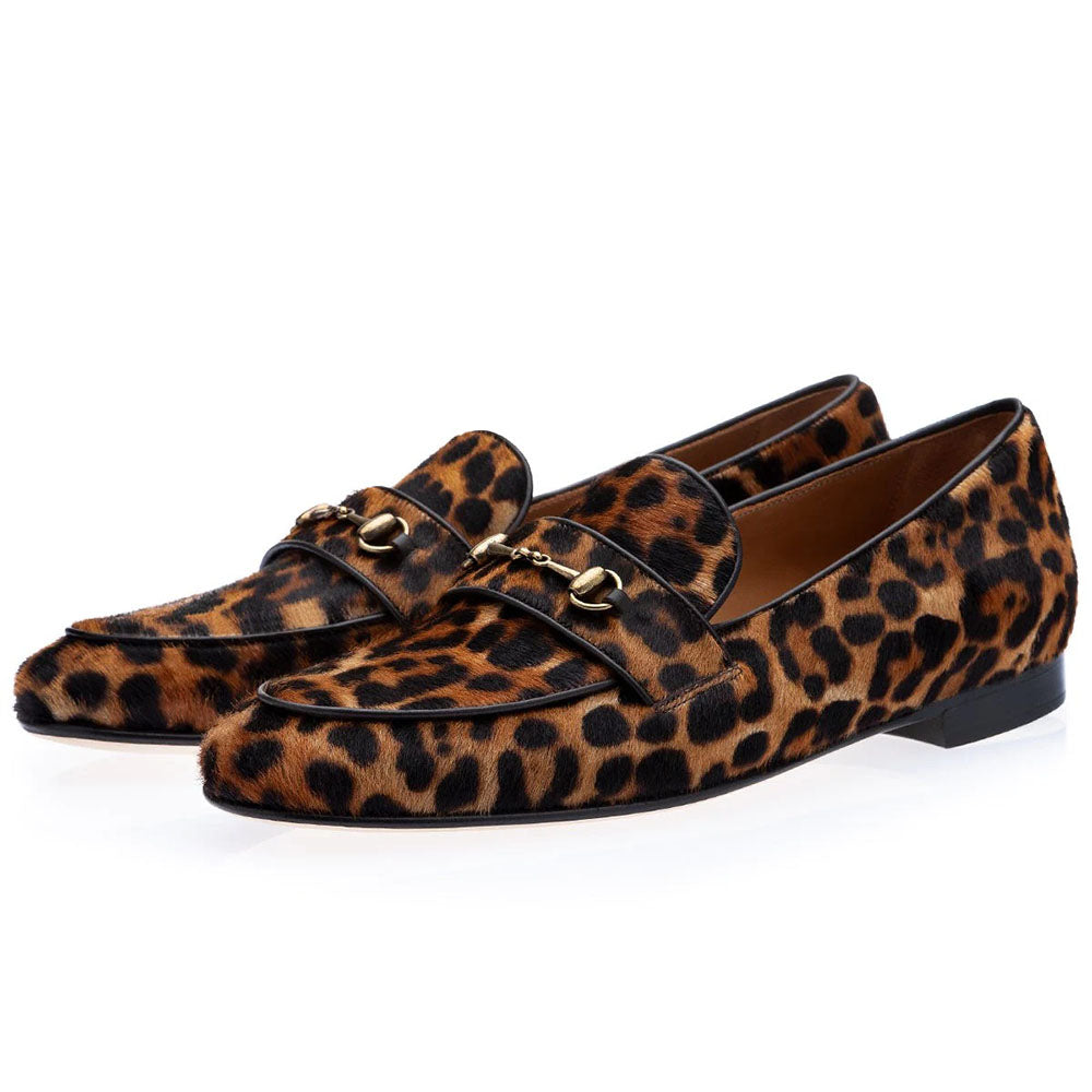 Superglamorous Morris Pony Slippers Leopard