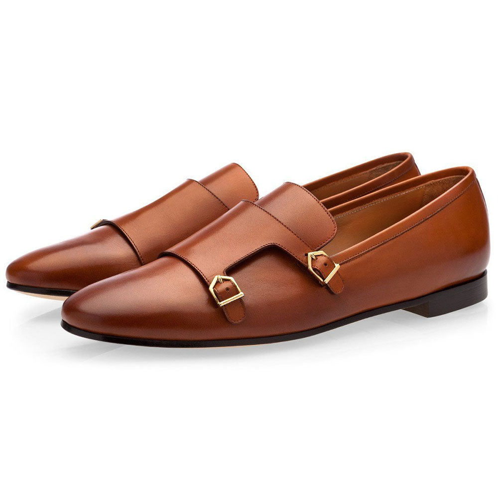 Superglamorous Odilon Nappa Loafers Cognac