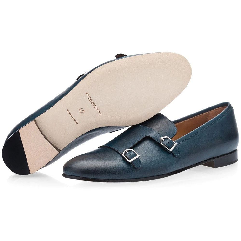 Superglamourous Odilon Nappa Loafers Navy