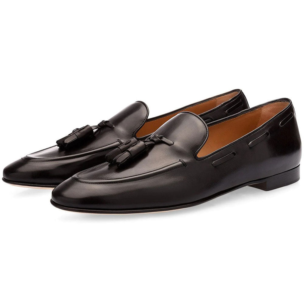 Superglamorous Philippe Nappa Loafers Black