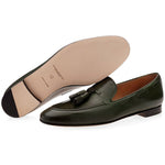Superglamourous Philippe Nappa Loafers Green