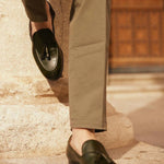 Superglamourous Philippe Nappa Loafers Green