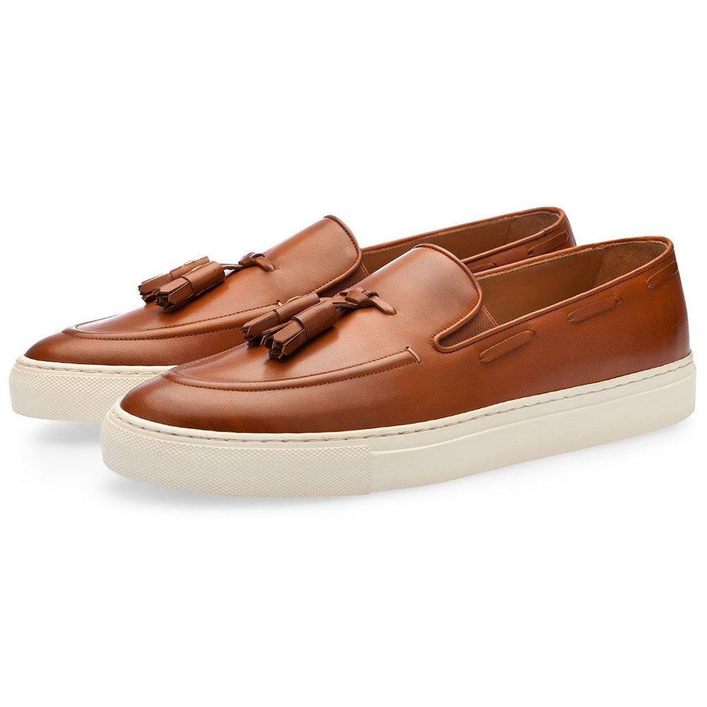 Superglamorous Philippe Nappa Skate Sneakers Cognac
