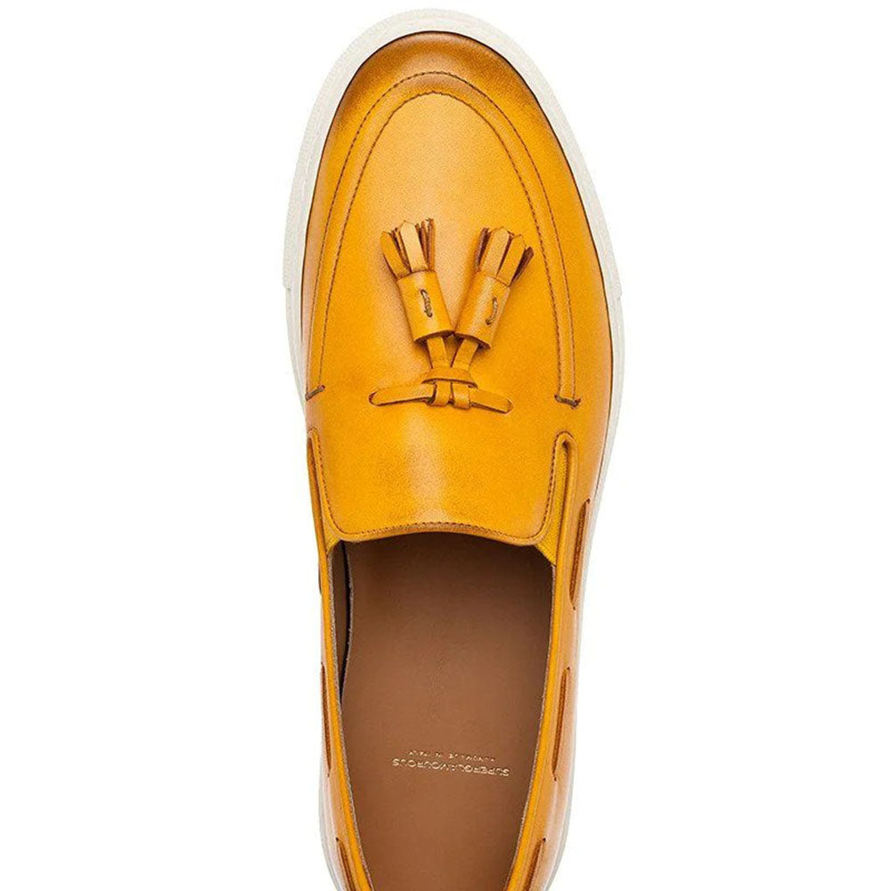 Superglamourous Philippe Nappa Skate Sneakers Mustard
