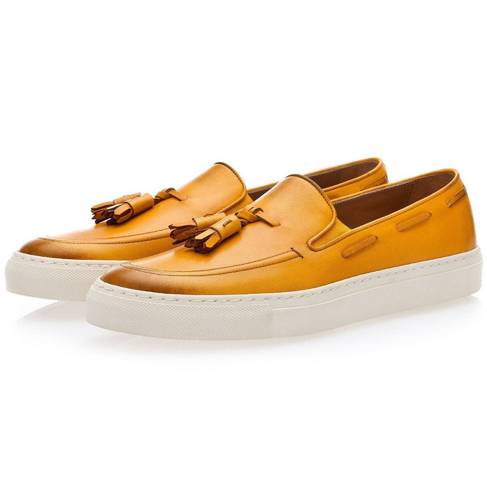 Superglamorous Philippe Nappa Skate Sneakers Mustard