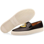 Superglamourous Raoul Nappa Skate Sneakers Black