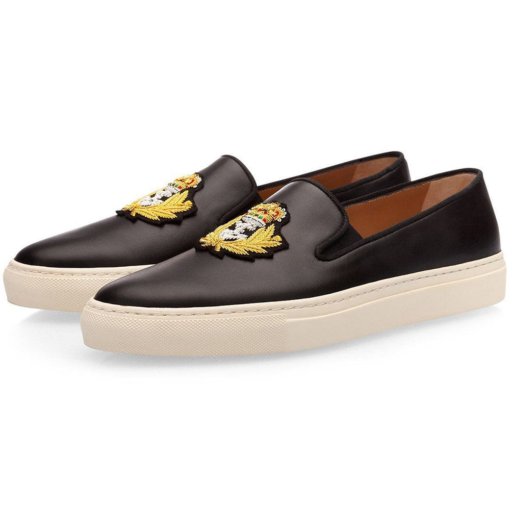 Superglamorous Raoul Nappa Skate Sneakers Black