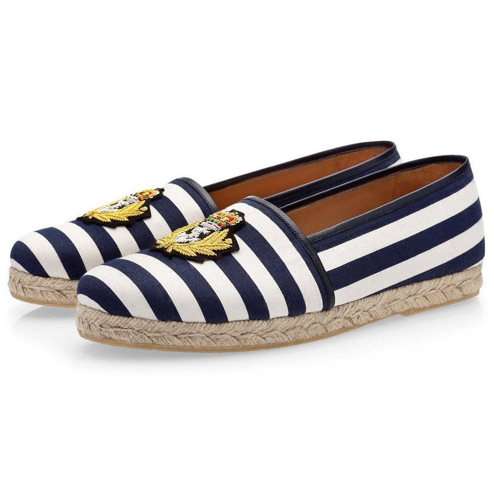 Superglamorous Raoul Pablo Rope Espadrilles Navy