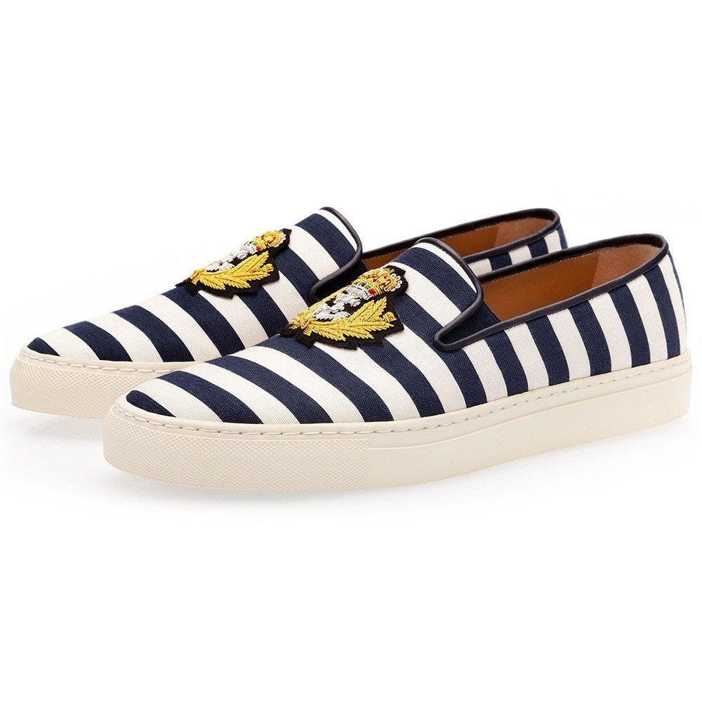 Superglamorous Raoul Pablo Skate Sneakers Navy