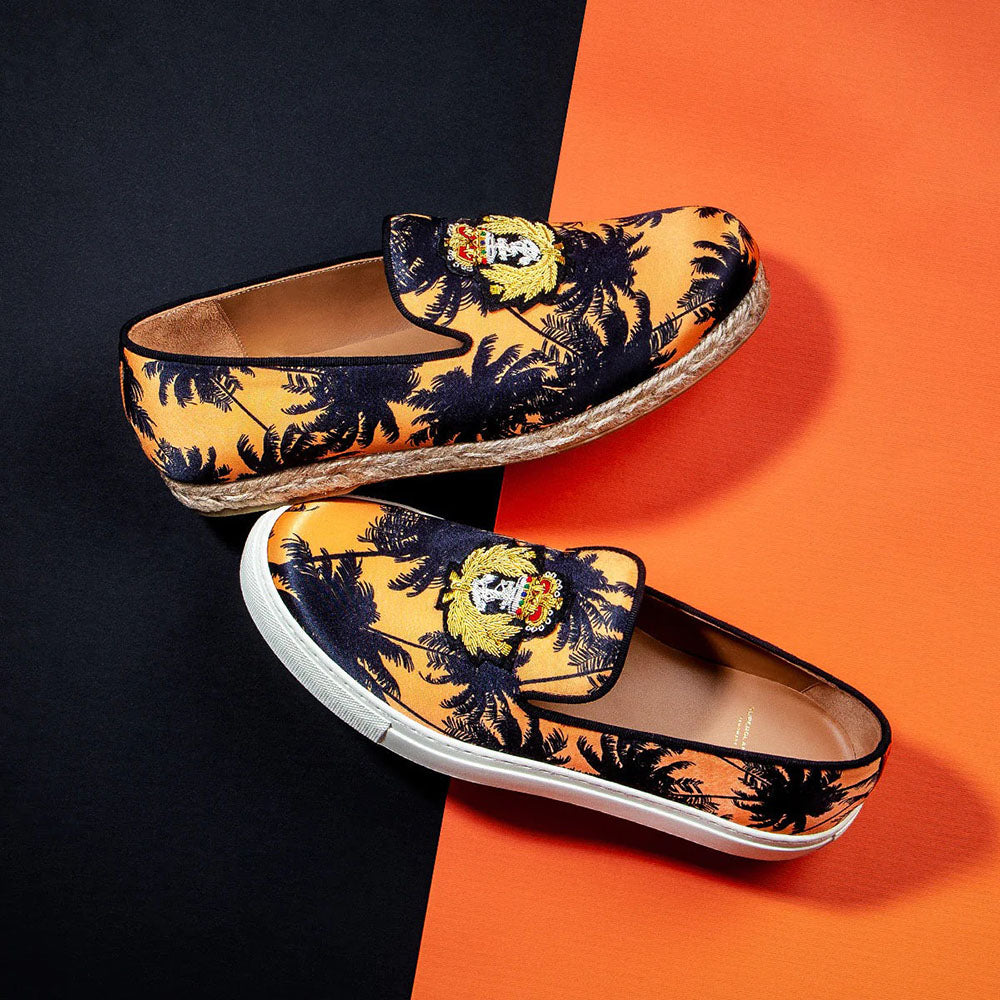 Superglamourous Raoul Palmaraso Rope Espadrilles Orange