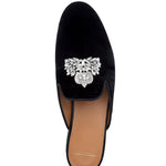 Superglamourous Raoulux Wrinkle Mules Black