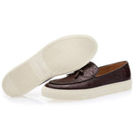 Superglamourous Tangerine 1 Mississippi Skate Sneakers Cocoa