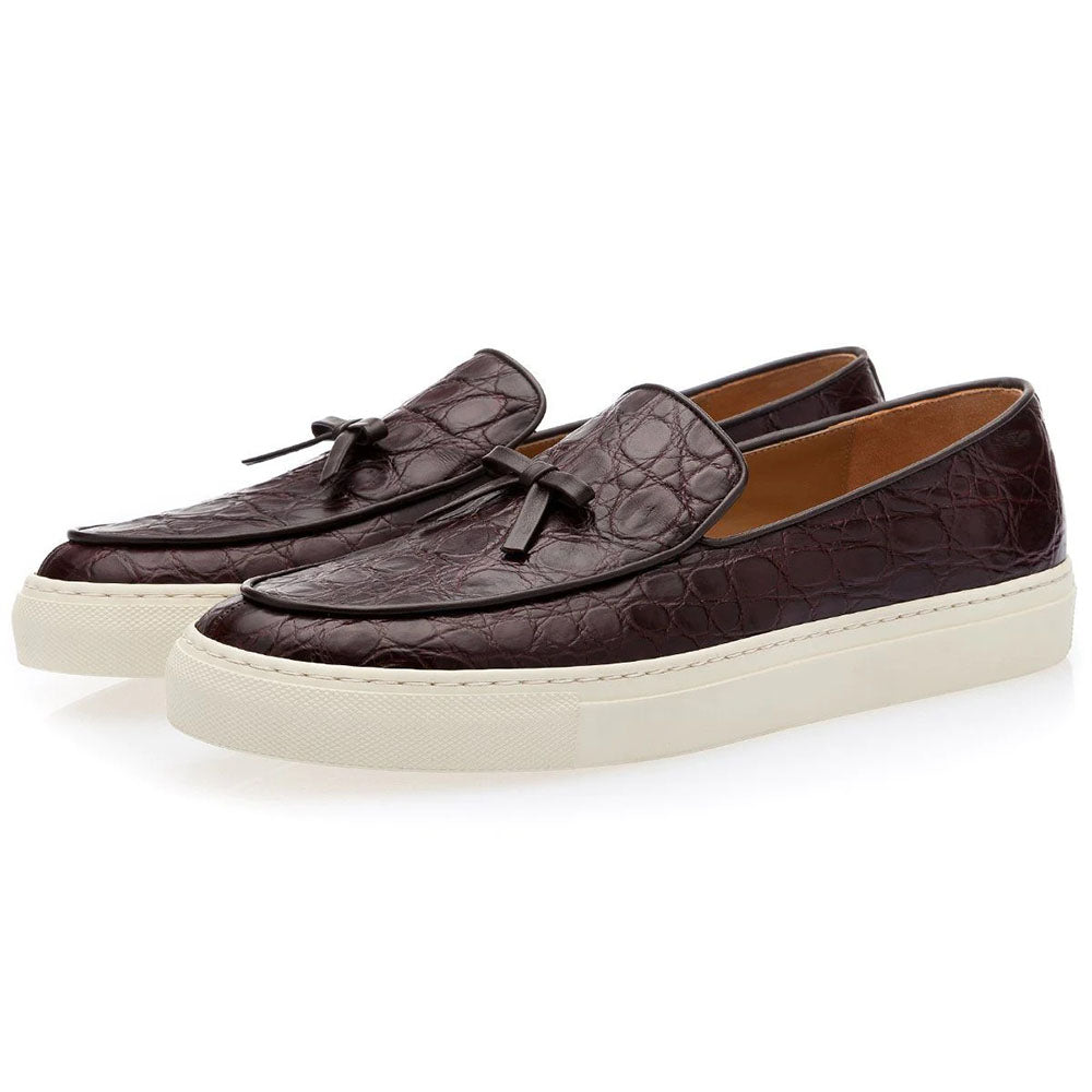 Superglamorous Tangerine 1 Mississippi Skate Sneakers Cocoa