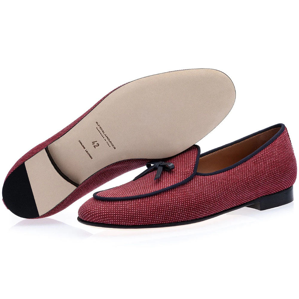 Superglamourous Tangerine 1 Tipic Belgian Loafers Burgundy