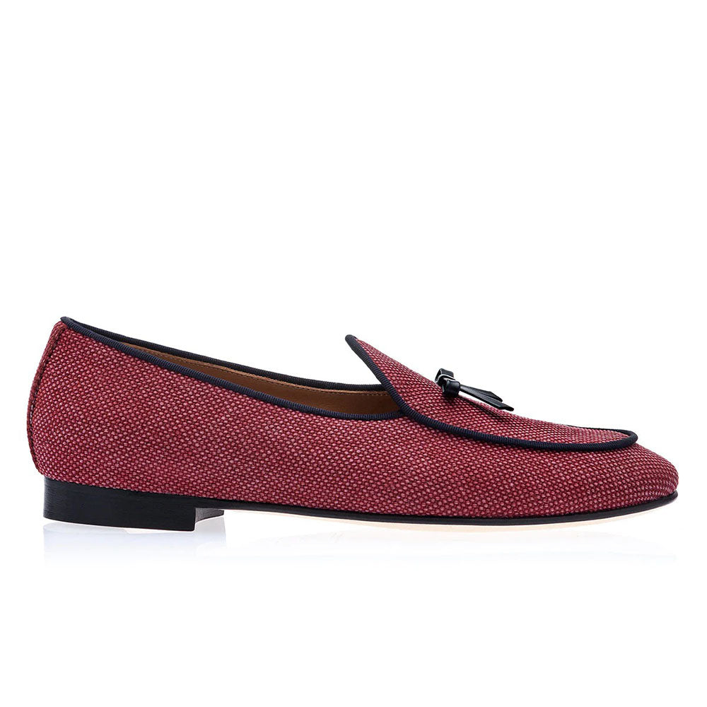 Superglamourous Tangerine 1 Tipic Belgian Loafers Burgundy