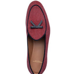 Superglamourous Tangerine 1 Tipic Belgian Loafers Burgundy