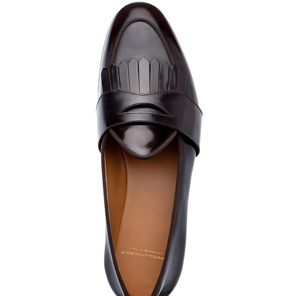 Superglamourous Tangerine 10 Cordovan Belgian Loafers Cocoa