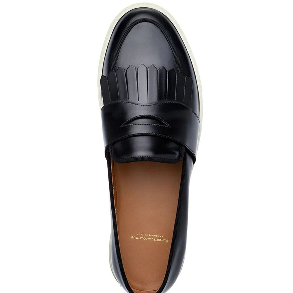 Superglamourous Tangerine 10 Cordovan Skate Sneakers Black