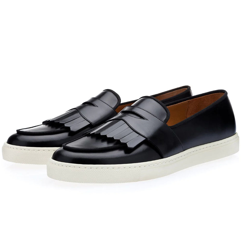 Superglamorous Tangerine 10 Cordovan Skate Sneakers Black