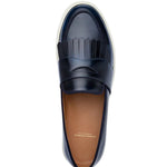 Superglamourous Tangerine 10 Cordovan Skate Sneakers Navy