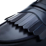 Superglamourous Tangerine 10 Cordovan Skate Sneakers Navy