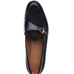 Superglamourous Tangerine 12 Cordovan Belgian Loafers Black