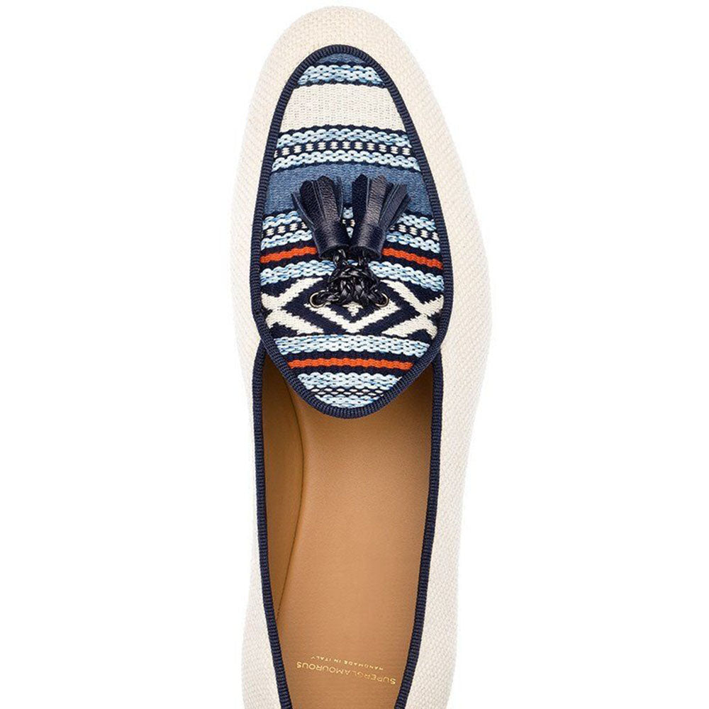 Superglamourous Tangerine 2 Belgian Loafers Multi Navaho