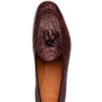 Superglamourous Tangerine 2 Mississippi Belgian Loafers cocoa