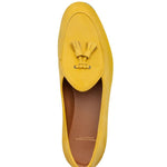 Superglamourous Tangerine 2 Nabuk Belgian Loafers Mustard