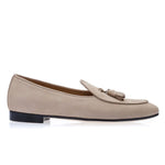 Superglamourous Tangerine 2 Nabuk Belgian Loafers Taupe