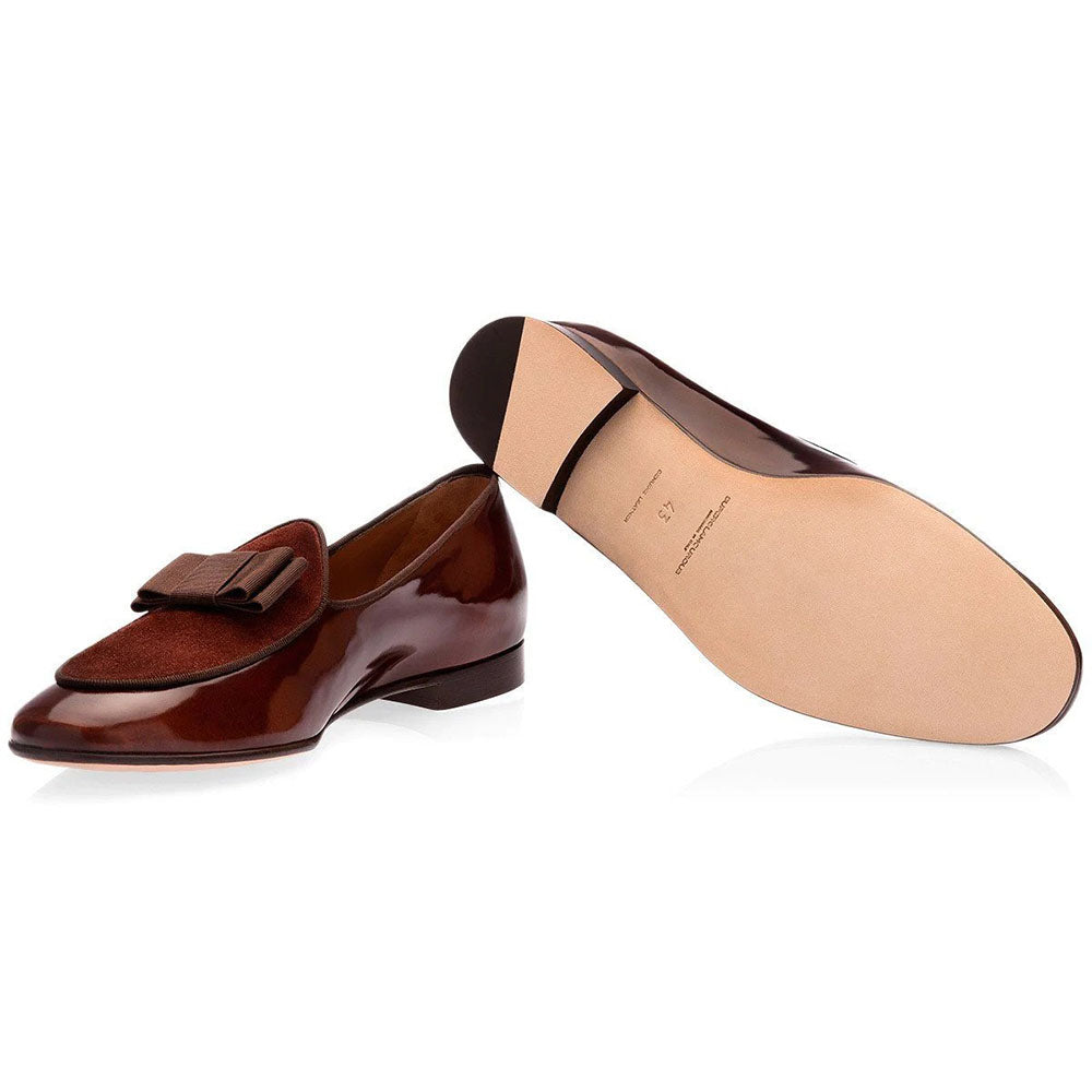 Superglamourous Tangerine 3 Brushed Belgian Loafers Cocoa
