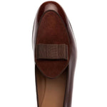 Superglamourous Tangerine 3 Brushed Belgian Loafers Cocoa