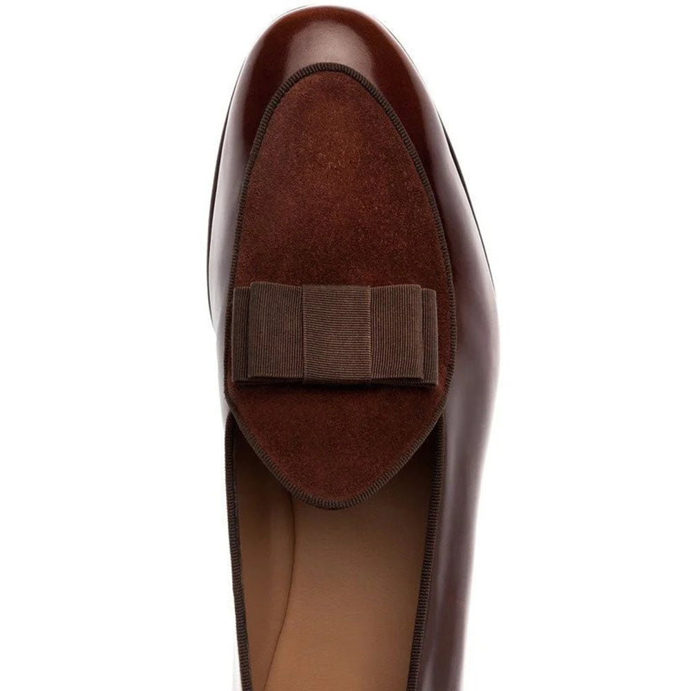 Superglamourous Tangerine 3 Brushed Belgian Loafers Cocoa