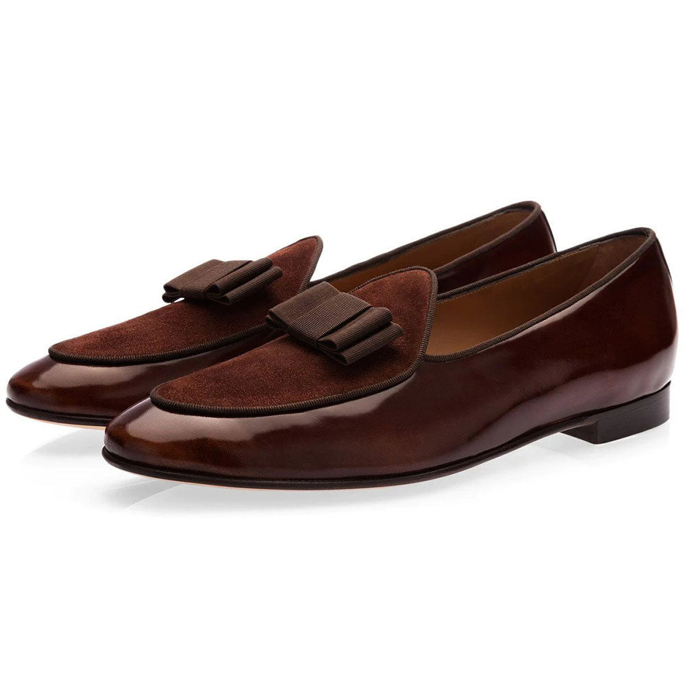 Superglamorous Tangerine 3 Brushed Belgian Loafers Cocoa