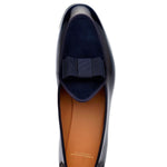 Superglamourous Tangerine 3 Brushed Belgian Loafers Navy