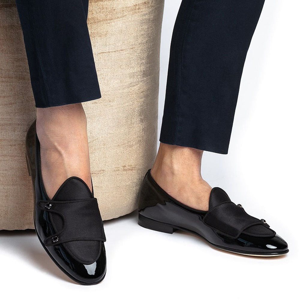 Superglamourous Tangerine 7 Belgian Loafers Multi Black