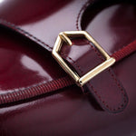 Superglamourous Tangerine 7 Brushed Belgian Loafers Burgundy