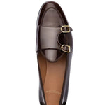 Superglamourous Tangerine 7 Brushed Belgian Loafers Cocoa