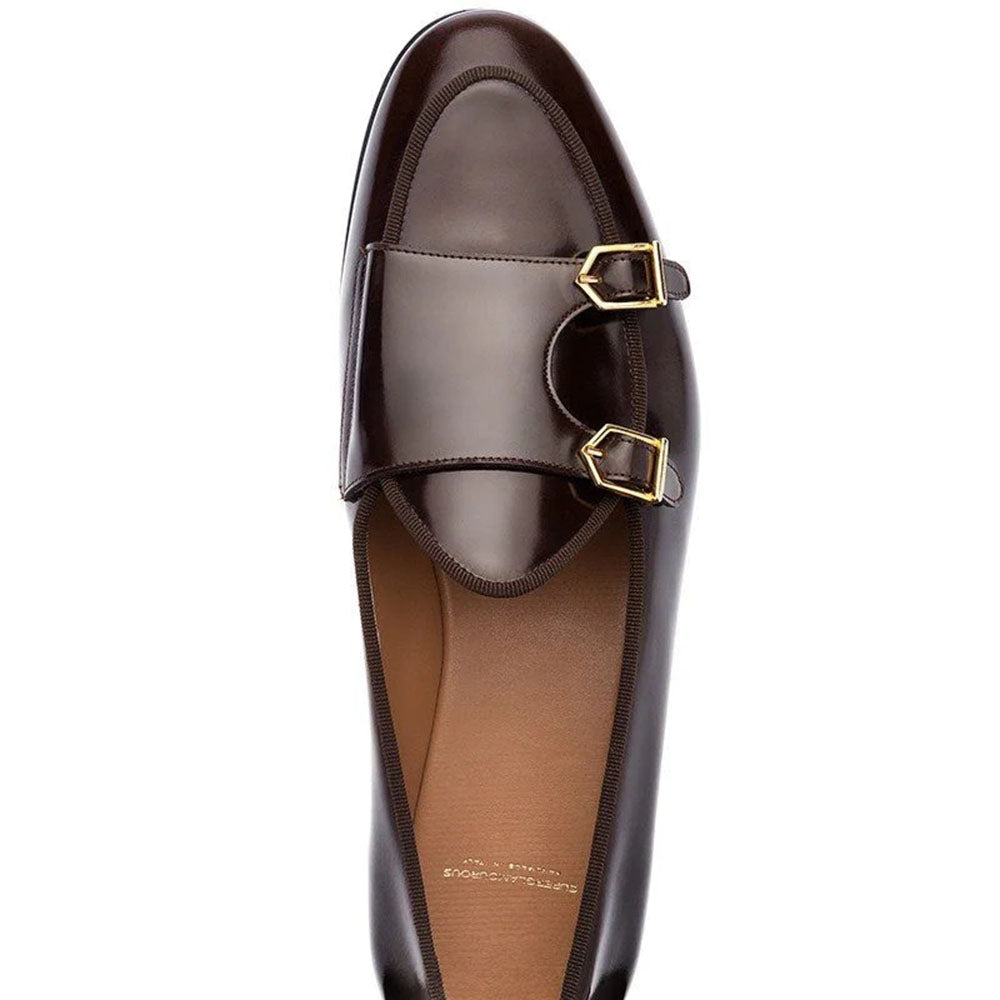 Superglamourous Tangerine 7 Brushed Belgian Loafers Cocoa