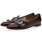 Superglamorous Tangerine 7 Brushed Belgian Loafers Cocoa