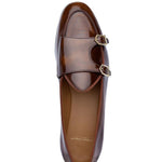 Superglamourous Tangerine 7 Brushed Belgian Loafers Cognac
