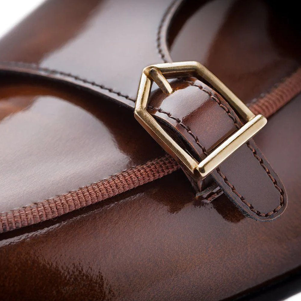 Superglamourous Tangerine 7 Brushed Belgian Loafers Cognac