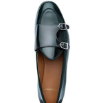 Superglamourous Tangerine 7 Brushed Belgian Loafers Green
