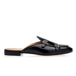Superglamourous Tangerine 7 Brushed Mules Black