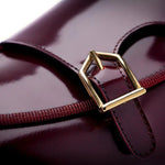 Superglamourous Tangerine 7 Brushed Mules Burgundy