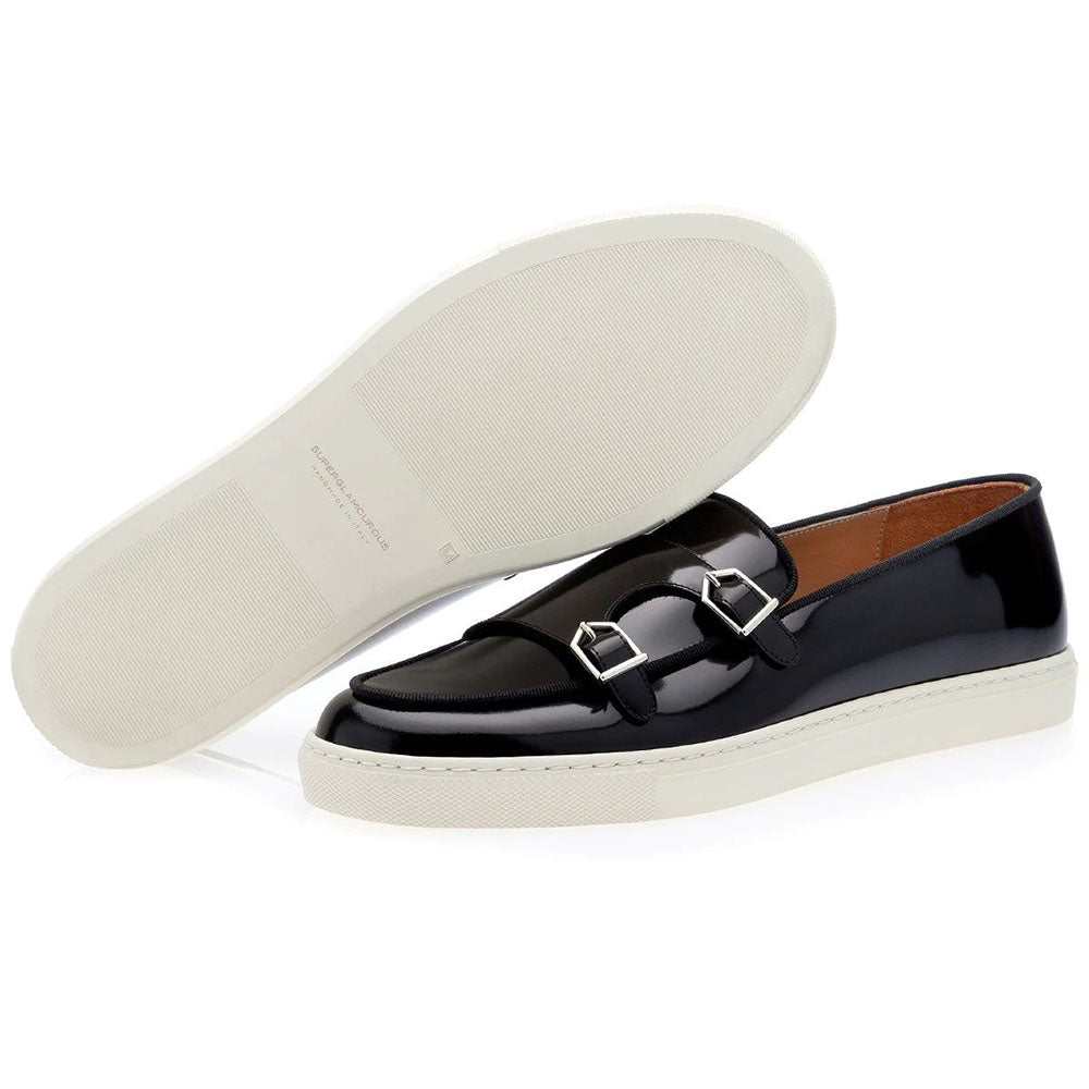 Superglamourous Tangerine 7 Brushed Skate Sneakers Black